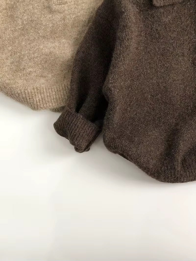Premium Organic Cotton Toddler Sweater | Made in Peru — view 7
