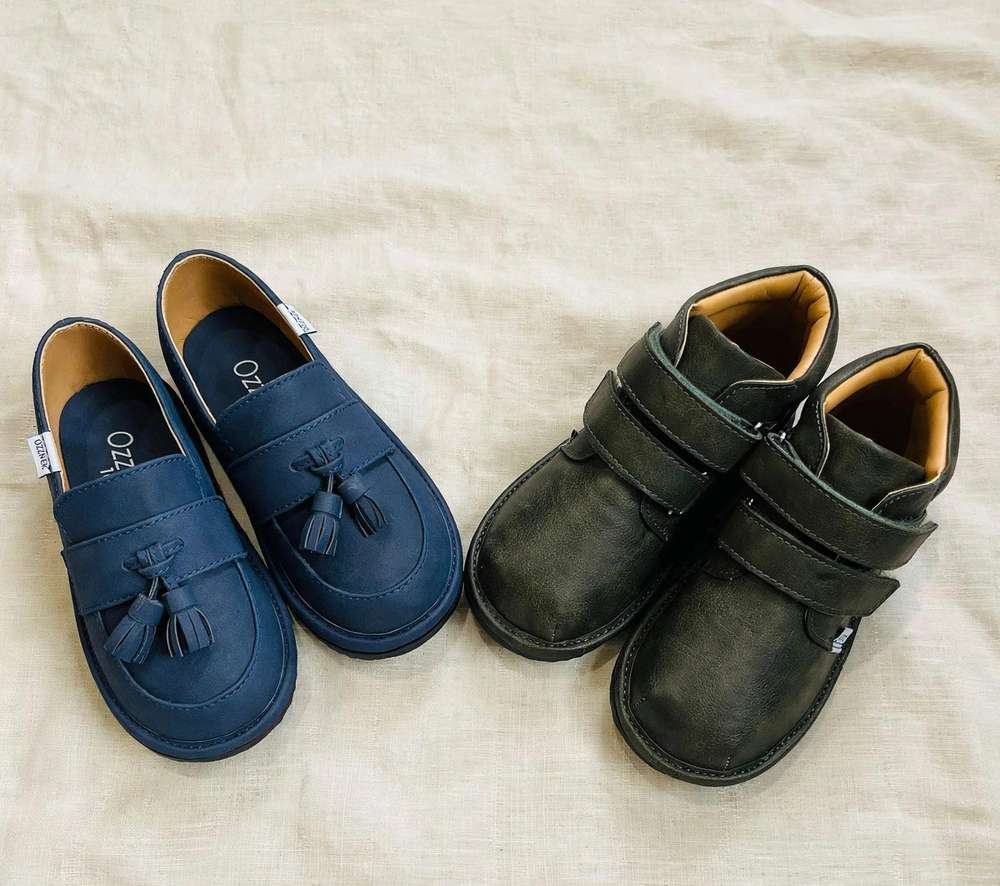 2-in-1 Kids' Barefoot Shoe Bundle| Zero Drop Stanley Shoe Bundle on cream linen background