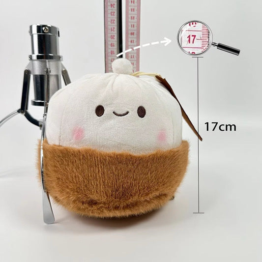 Kawaii Stuffed Coconut Plushie |Cute Gift Plush Toy for Kids & Adults