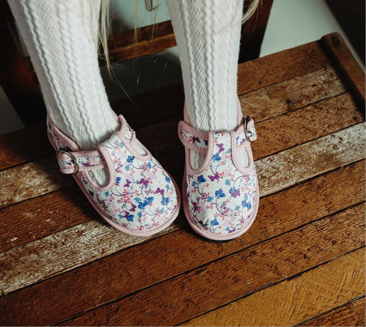 Kids Floral Mary Janes – Breathable Flower Pattern Toddler Dress Shoes — view 5