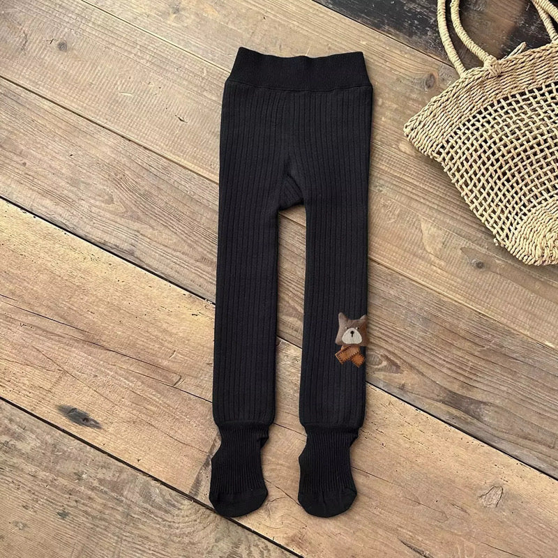 Cozy Fleece-Lined Leggings with Footies