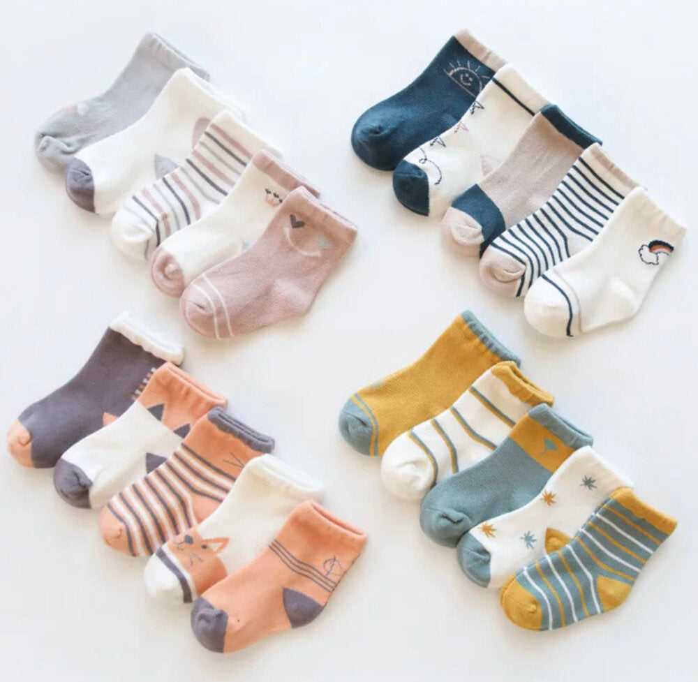 Autumn Socks Set For Toddlers