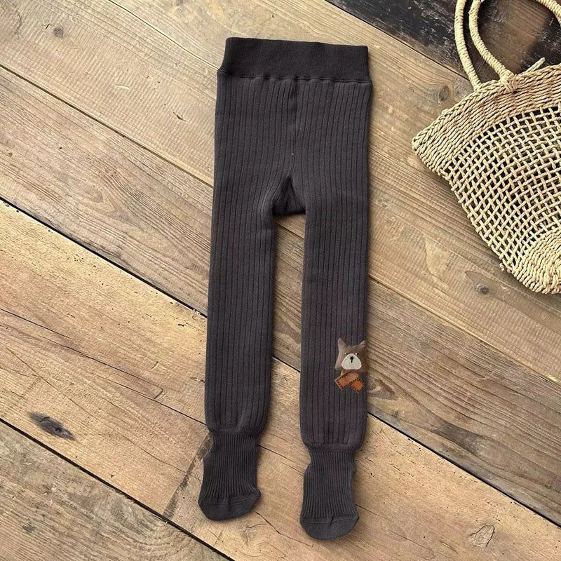 Cozy Fleece-Lined Leggings with Footies