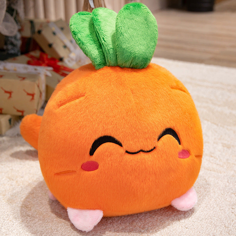 Fruit Cat Plush Keychain & Cute Stuffed Animal Bag Charm