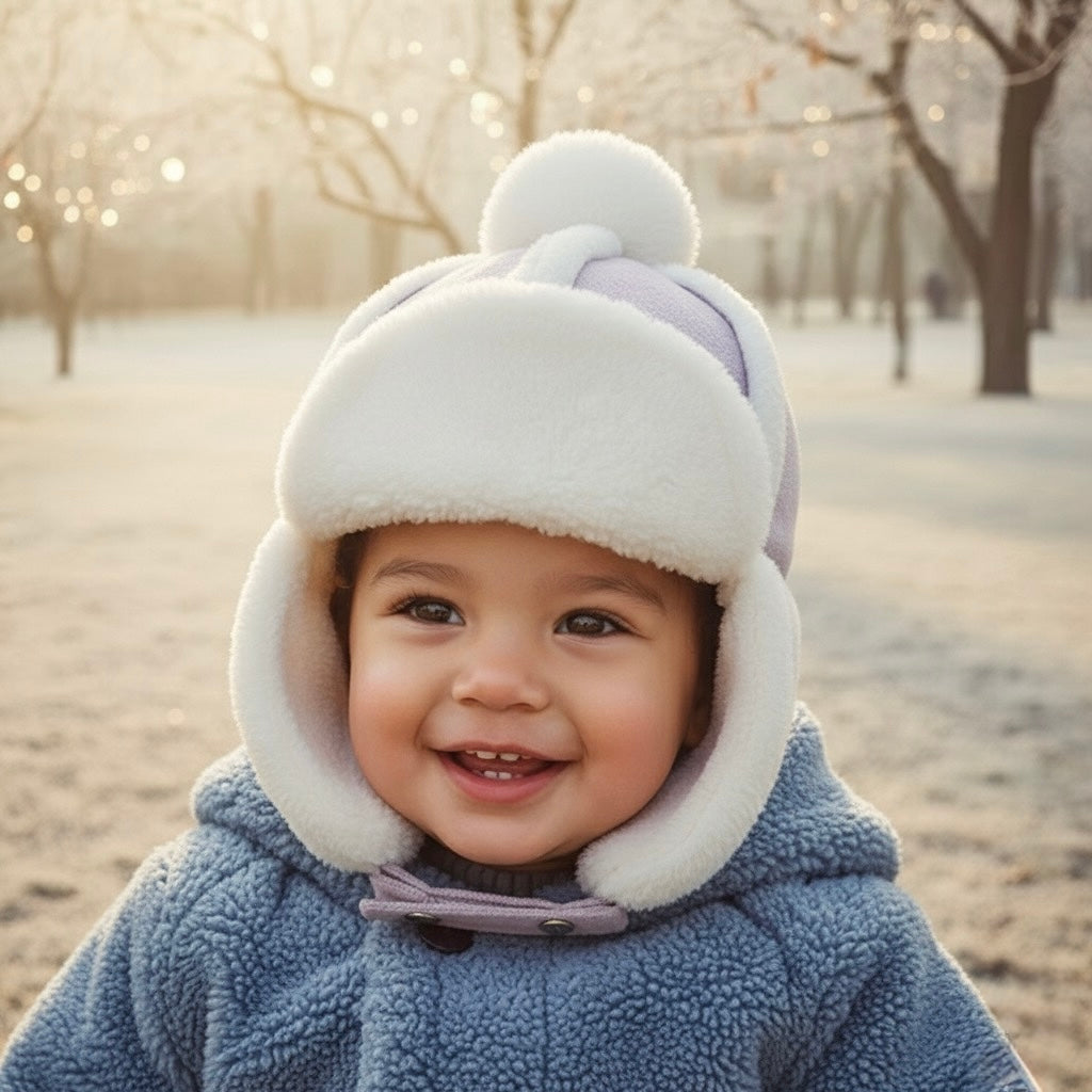 Cozy Sherpa Aviator Hat – Winter Warmth for Kids