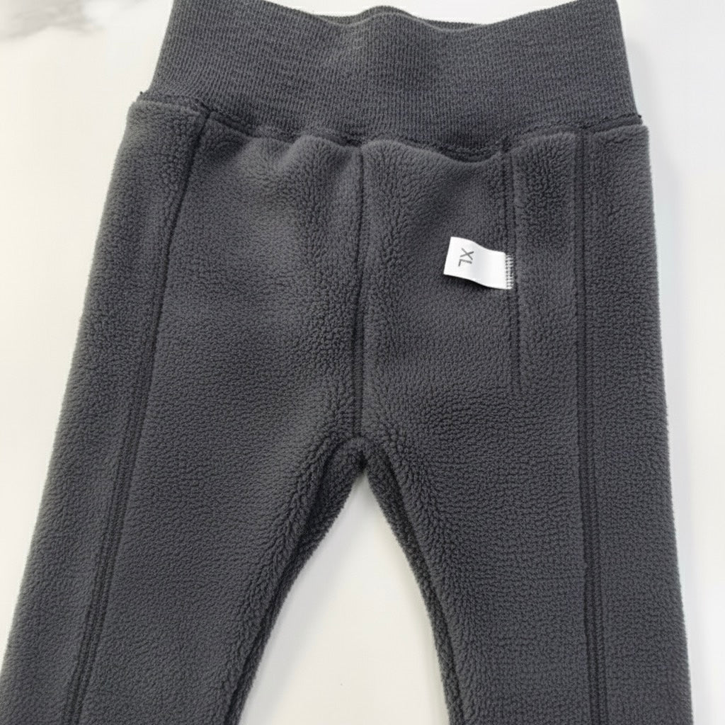 Cozy Fleece-Lined Leggings for Kids- Cozy & Soft