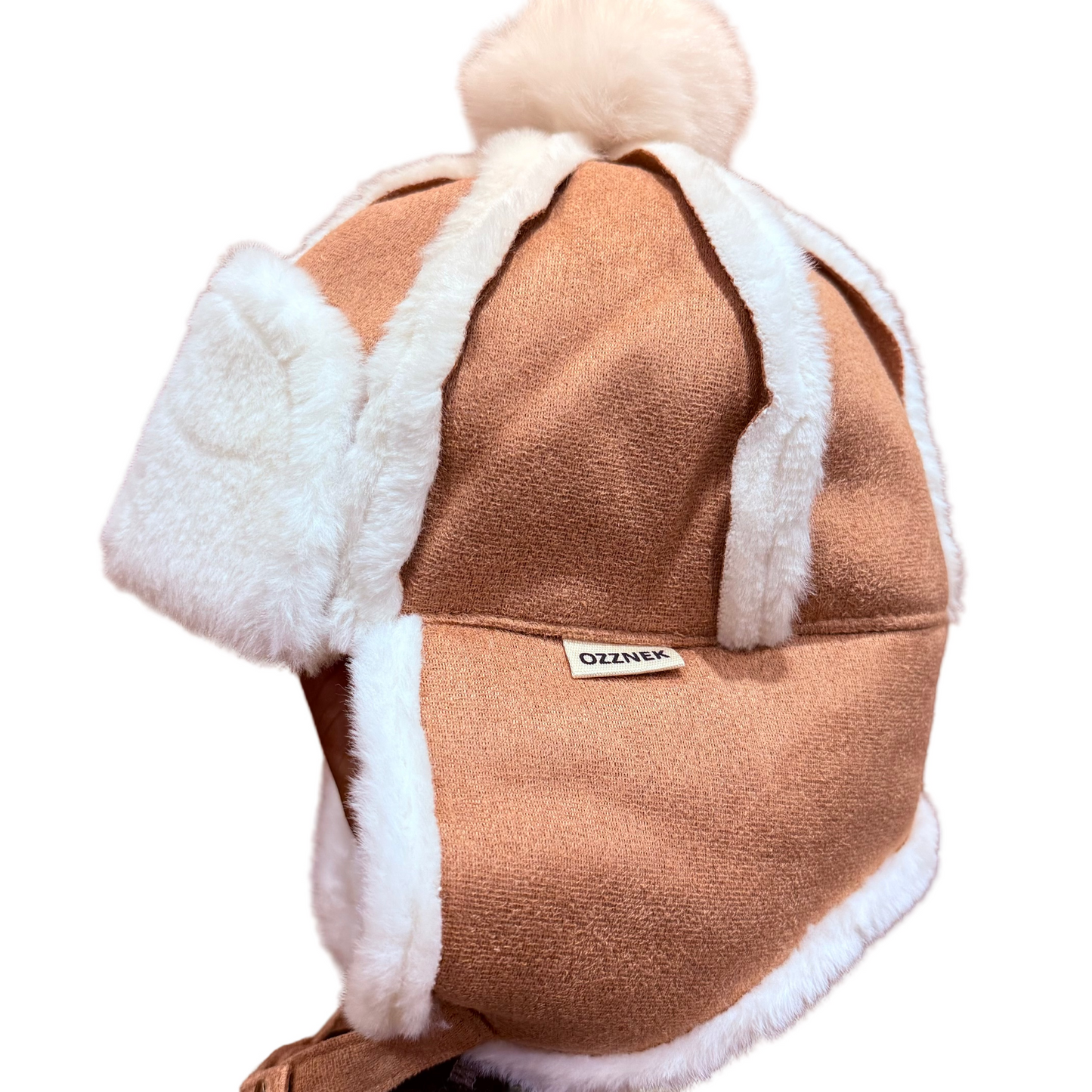 Faux - Fur Winter Hat for Kids- Sherpa Aviator Hat