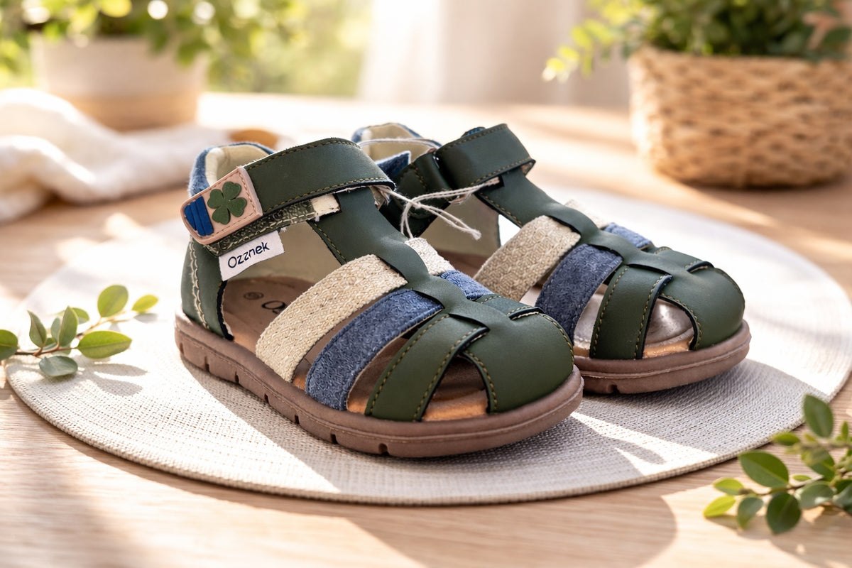 Clover Green Barefoot Toddler Sandals – Comfortable and Stylish — alternate view