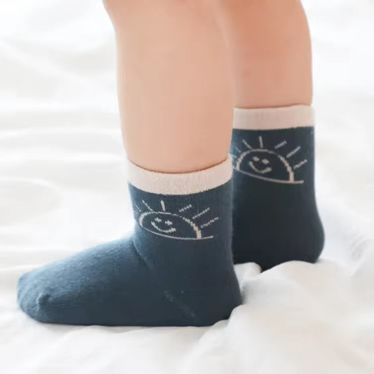 Organic Cotton Kids’ Socks |Sunset Socks for Toddlers
