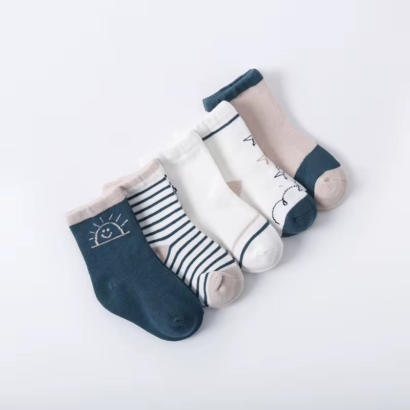 Organic Cotton Kids’ Socks |Sunset Socks for Toddlers