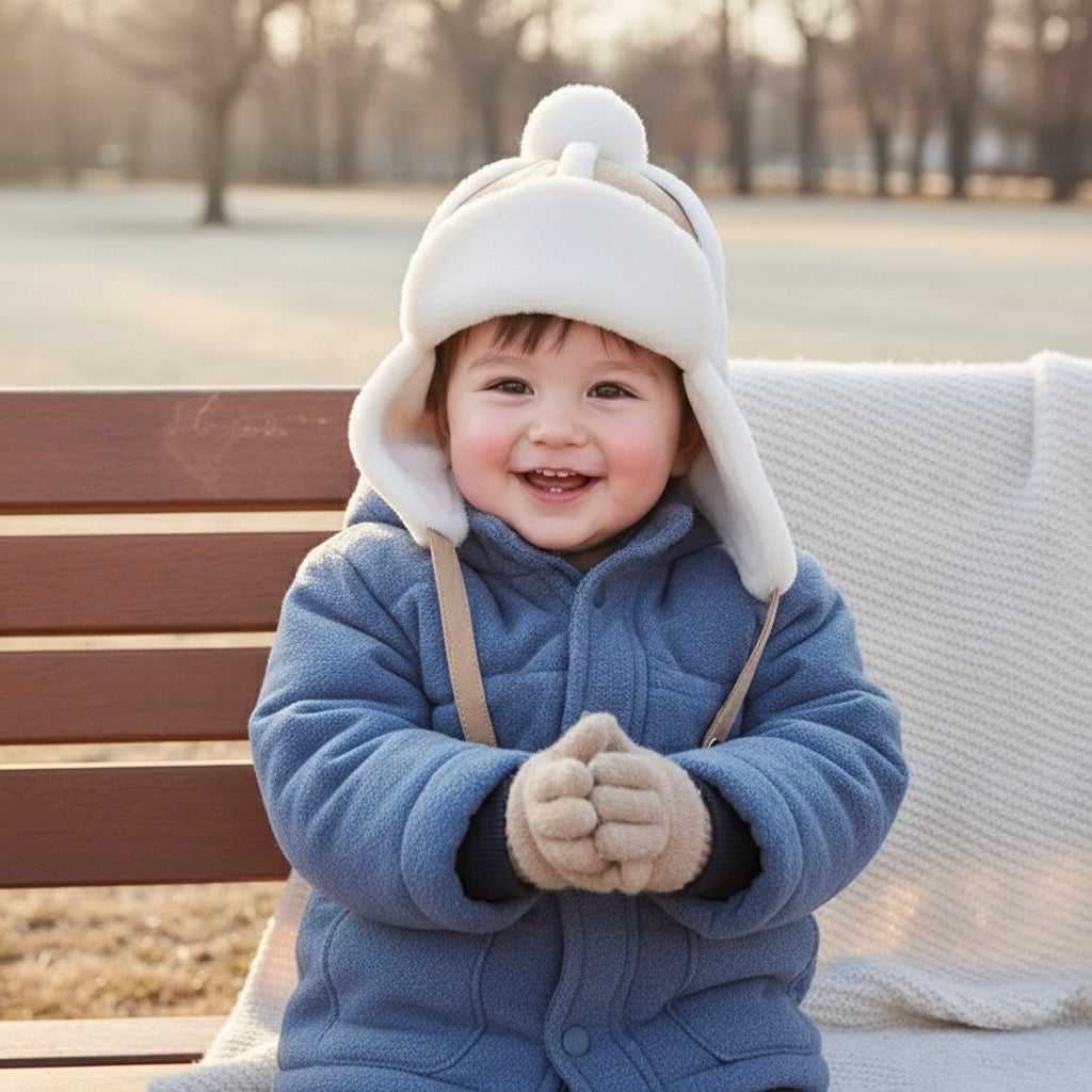 Cozy Sherpa Aviator Hat – Winter Warmth for Kids