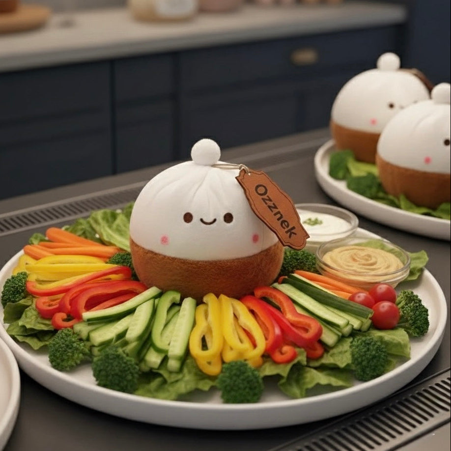 Kawaii Stuffed xiǎo lóng bāo Dumpling Plushie |Cute Gift Plush Toy for Kids