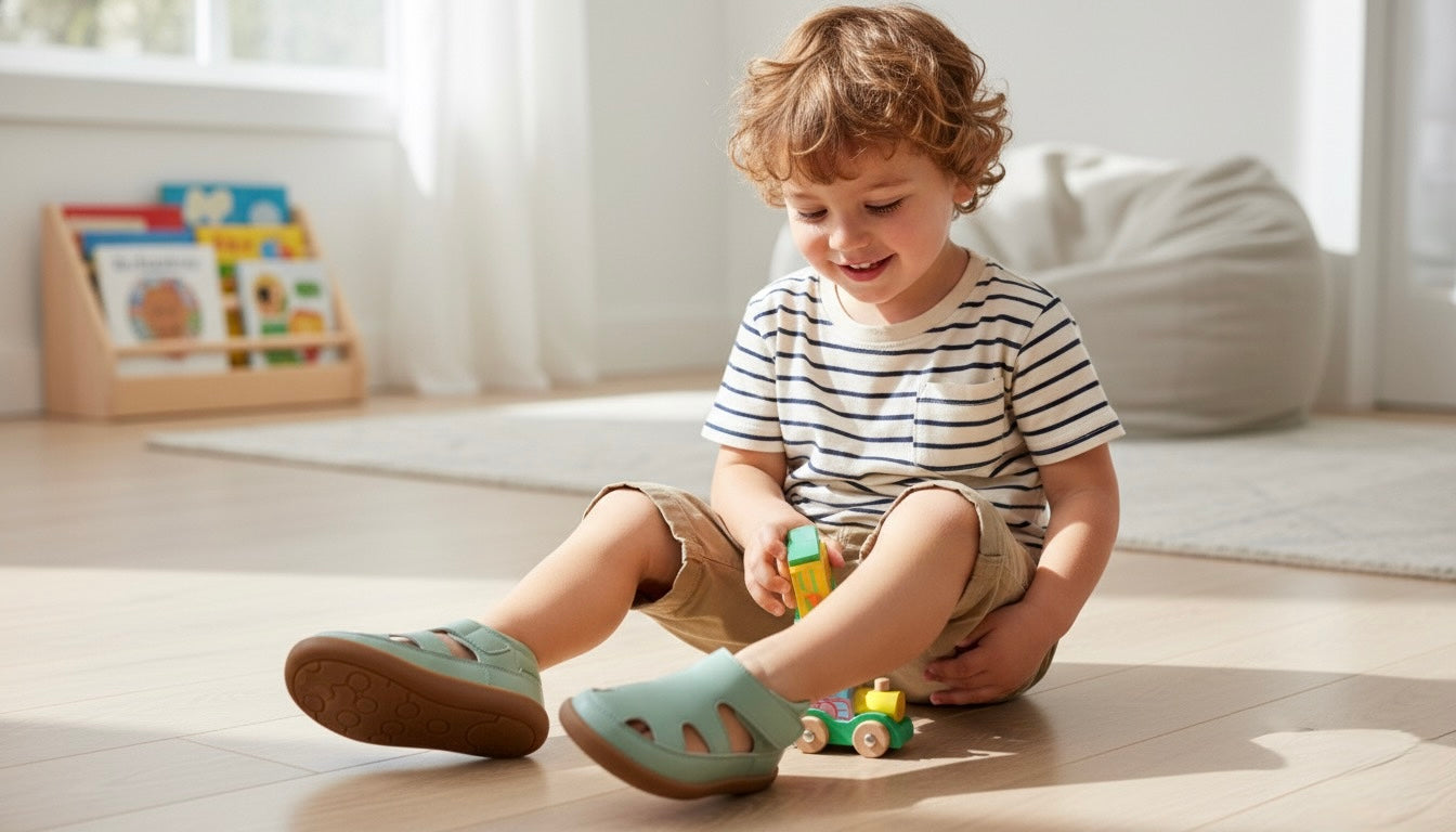 Pre- Order Spring 2026 Sandals| Meadow Stride Barefoot Sandals for Kids