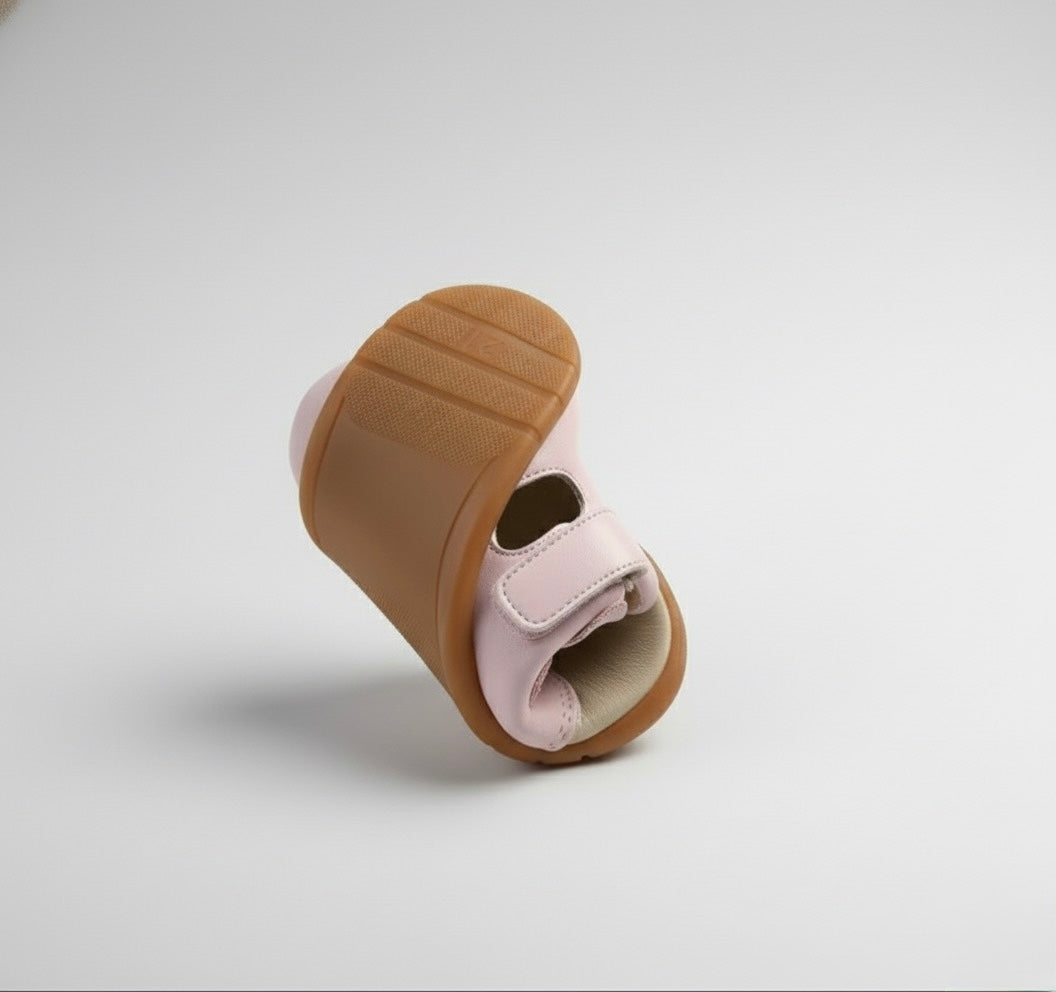 Pre- Order Spring 2026 Flexible Sole Sandals for Toddlers| Barefoot Sandals for Kids|Bloom