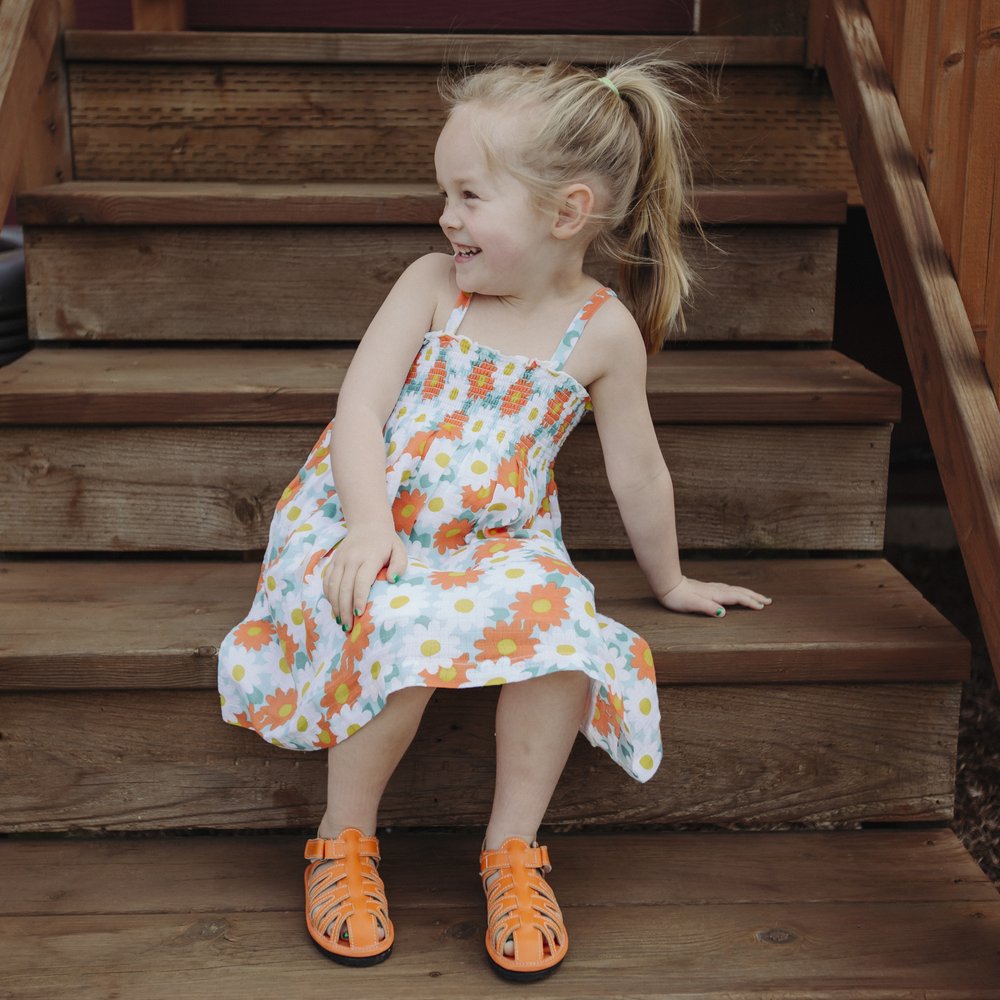 Vintage Inspired Closed-toed Sandal