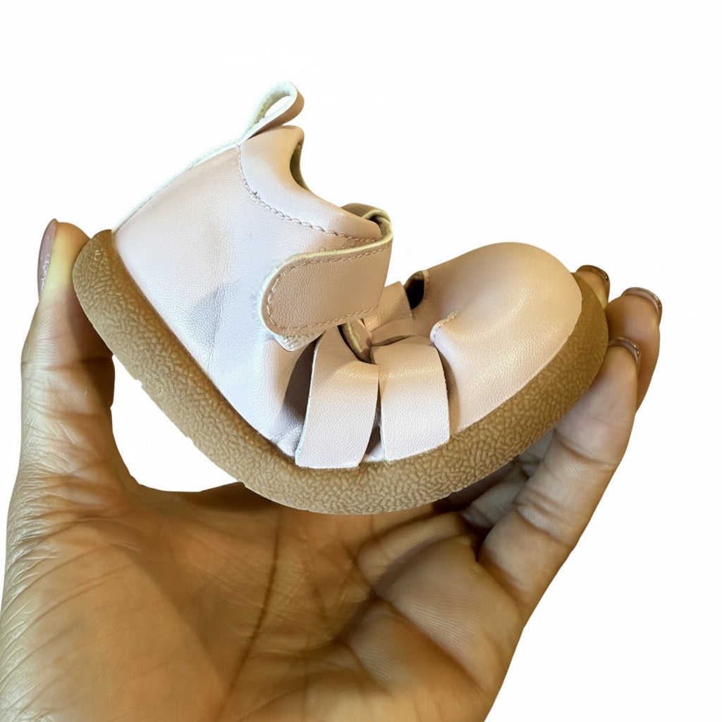 Pre- Order Spring 2026 Flexible Sole Sandals for Toddlers| Barefoot Sandals for Kids|Bloom