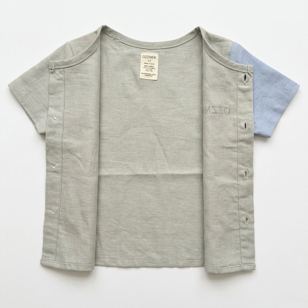 Kids Linen Shirt & Sandals Bundle Deal