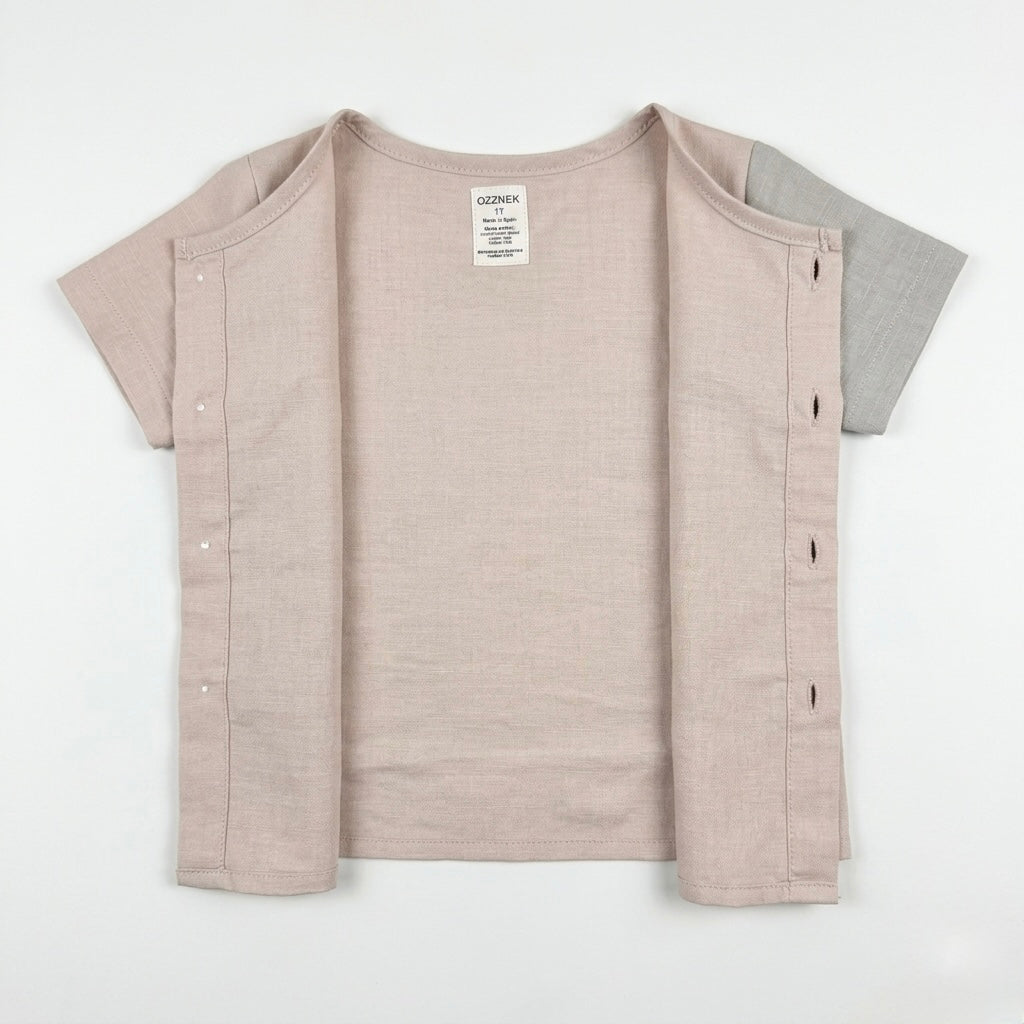 Kids Linen Shirt & Sandals Bundle Deal