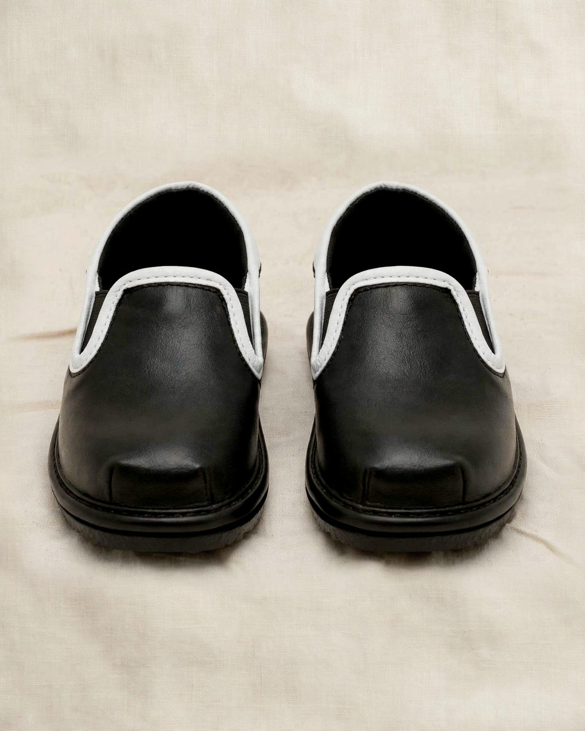 Kids Black Slip-On Dress Shoes – Vegan Leather Toddler Formal Shoes