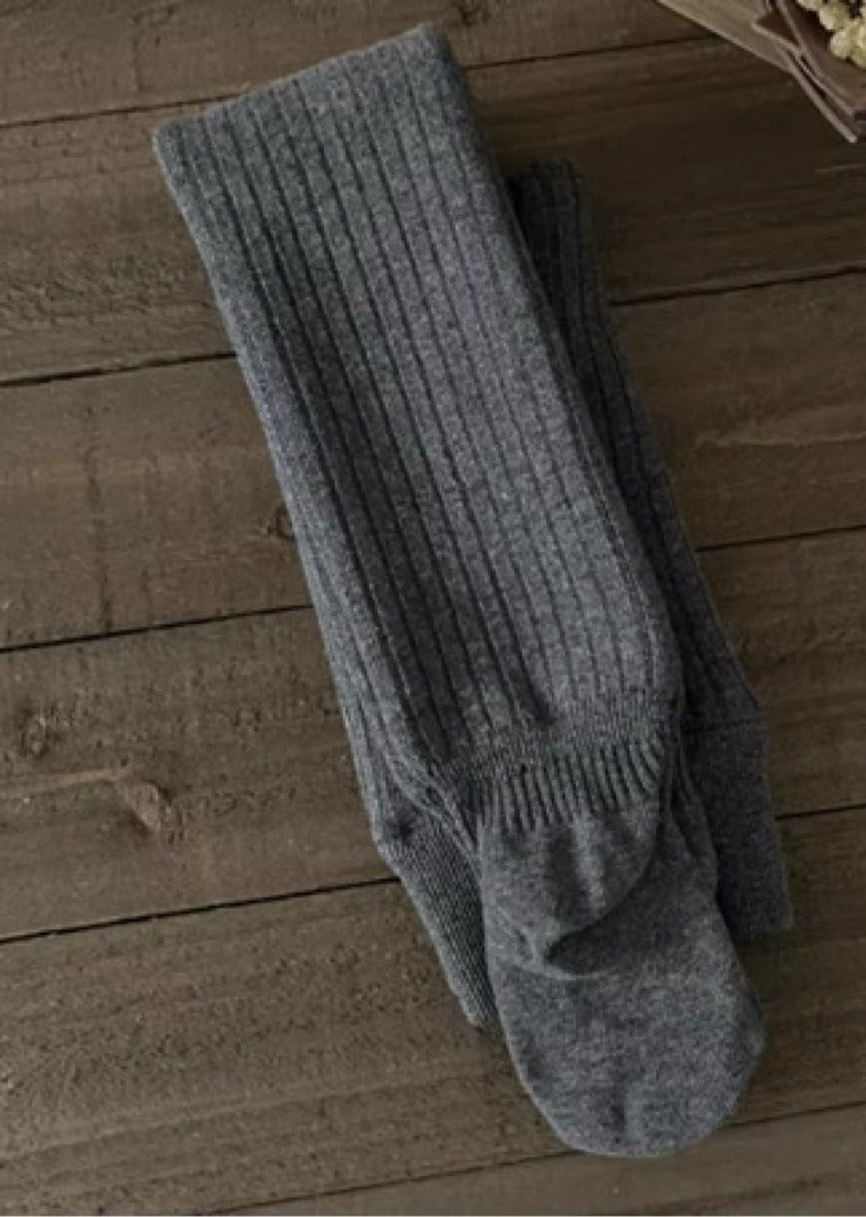 Fleece-lined toddler leggings in dark grey – cozy winter leggings for toddlers