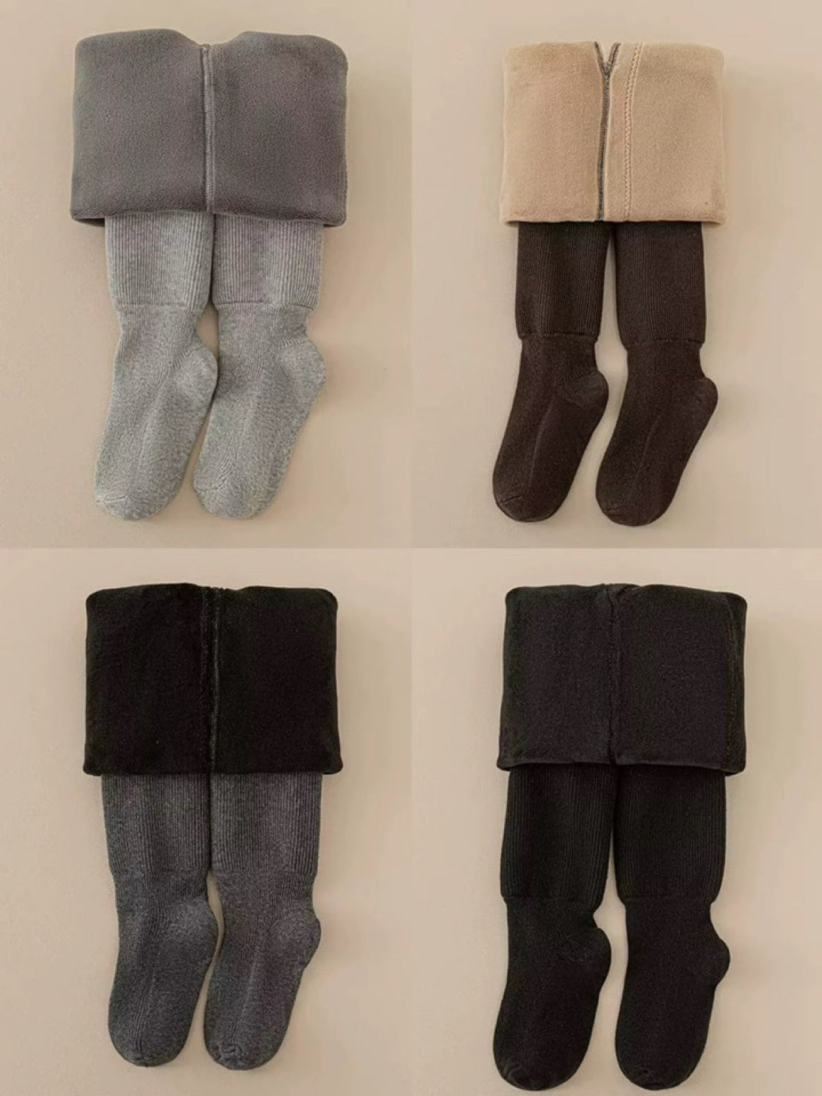 Toddler winter leggings collection – fleece-lined leggings for girls and boys
