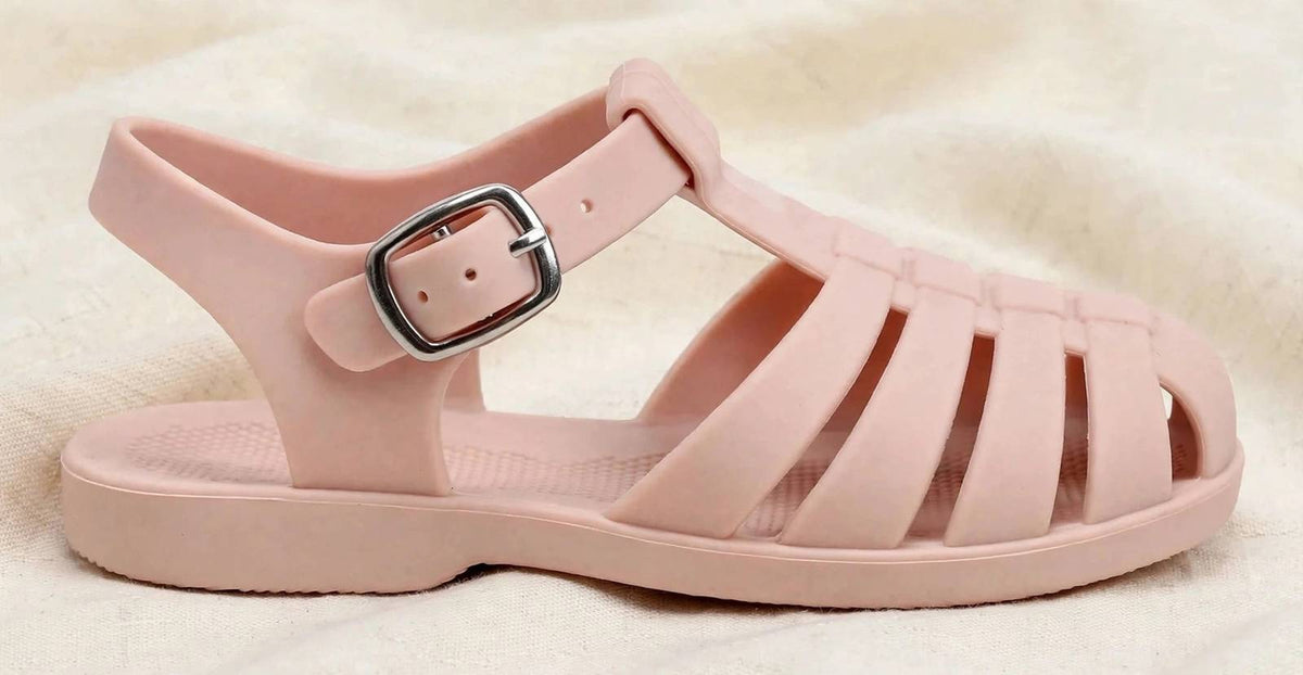 Roman Kids' Barefoot Jelly Sandals | Waterproof & Wide Toe Box — side view