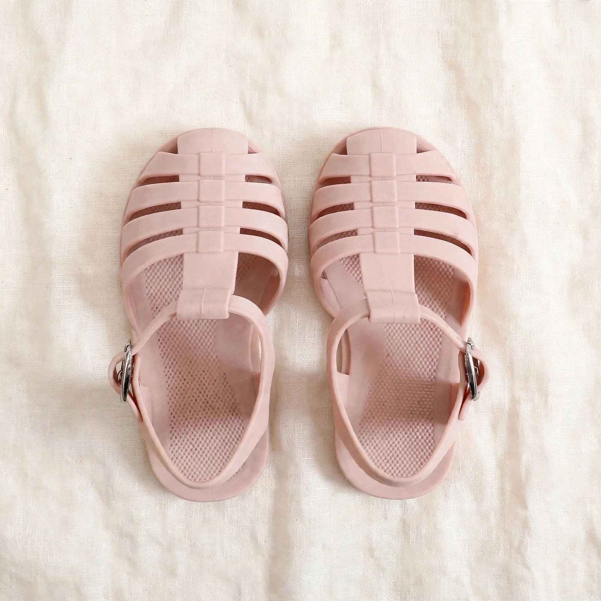 Roman Kids' Barefoot Jelly Sandals | Waterproof & Wide Toe Box — top view