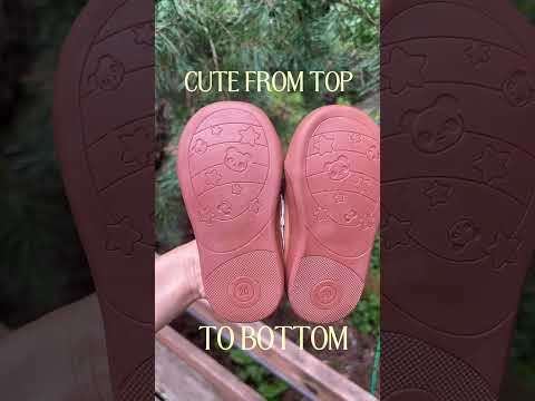 Moss Flexible Sole Barefoot Sneakers for Kids | Zero Drop Shoes — Ozznek product video