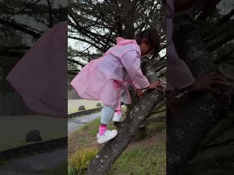 Ozznek Kids Clear Waterproof Raincoat – Transparent Backpack-Friendly Rain Jacket with Hood & Visor — Ozznek product video